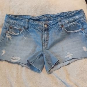 American Eagle jean shorts size 14